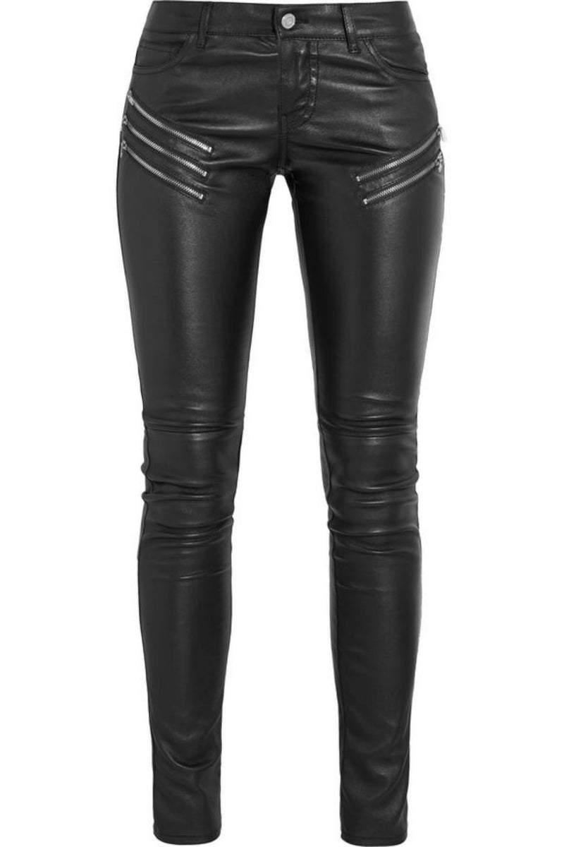 Melody Black Leather Pants Women Streetwear High Waisted Trousers Shiny  Leggings Fashion Pants Perfect Shape Stretch Jeans - Pants & Capris -  AliExpress